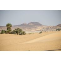 Dunes de sable sur l'axe Berliet, au Niger.