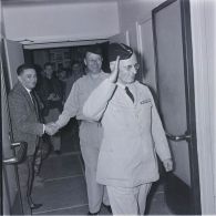 [Putsch d'Alger, 21-26 avril 1961. Les généraux André Zeller, Maurice Challe et Edmond Jouhaud.]