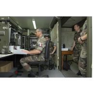 Systéme d'information et de commandement des forces au PC transmissions.