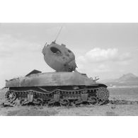Le Sherman M4 A1 baptisé Honky Tonk.