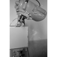 Un appareil de radiographie dans un hôpital militaire allemand.
