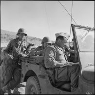 Opération dans les Aurès avec le 94e RI et le 19e Génie dans la région de Bou Hammama.