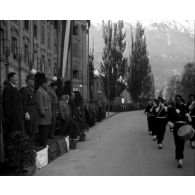 Défilé du 1er bataillon autrichien de la liberté à Innsbruck.