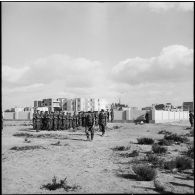 Obsèques de cinq parachutistes du 2e RPC à Port-Saïd.