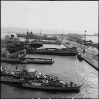 Port-Saïd. La rade et l'entrée du canal de Suez.