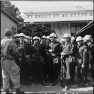 L'arrivée du détachement colombien de l'ONU à Port-Fouad.