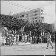 Cérémonie du 14 juillet à Alger. Les anciens combattants.