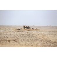 La situation de la base aérienne et de la ville d'Al Salman au lendemain de l'offensive terrestre.