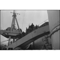 A bord du Scharnhorst.