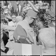 Le général de Gaulle à Mostaganem.