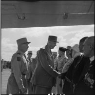 Arrivée du général de Gaulle à Tiaret.