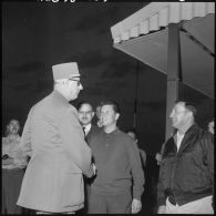 Hassi Messaoud. Visite du général de Gaulle.