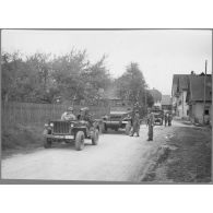 [Juillet 1945. Les unités de la 1re armée française stationnées en Allemagne.]