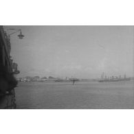 [Voyage retour de Claude Brézillon sur le paquebot André Lebon entre Saïgon et Marseille, 6 juillet - 7 août 1947. Escale à Aden.]