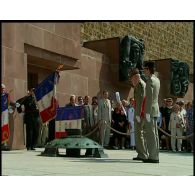 Cérémonie pour le 62e anniversaire de l'appel du 18 juin 1940 au Mont-Valérien.