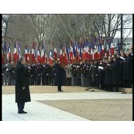 Cérémonie d'hommage aux morts pour la France dans les combats d'Afrique du nord le 5 décembre 2003 à Paris.
