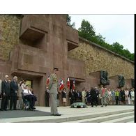 Cérémonie commémorative de l'appel du 18 juin au Mont Valérien.