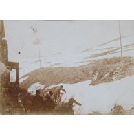 [Paysage de neige entre Beyrouth et Damas, juin 1923 - mars 1924.]
