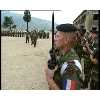 Dissolution de la brigade Alpha Janus de Mostar à Vrapcici le 15 juillet 1996.