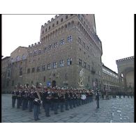 Cérémonie de création de l'Eurofor à Florence le 9 novembre 1996.
