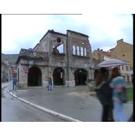 Images de Mostar en août 1996.