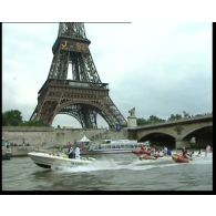 Le raid nautique Paris-Londres-Paris d'un enfant atteint de mucoviscidose.