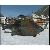 Intervention humanitaire en Autriche après une avalanche : opération Tyrol.