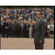Cérémonies commémoratives de l'appel du 18 juin au Mont-Valérien et à l'Arc de Triomphe le 18 juin 1995.