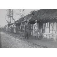 958. Villers. Colonels Sohier et Brindel. 15 mars [1917] 13 h 1/2. [légende d'origine]