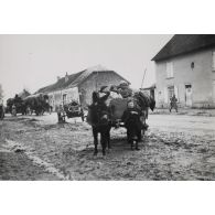 1011. Champfleury. Evacuation de Reims. 9 avril [1917]. 15 h 1/2. s.s.m.c. [légende d'origine]