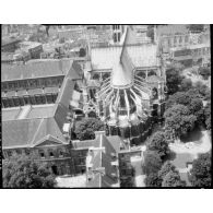 Saint-Denis (93). Le chevet de la basilique de Saint-Denis.