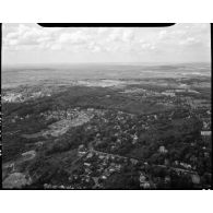 Andilly (95). Vue panoramique du plateau d'Andilly et de la forêt de Montmorency.