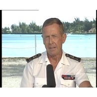 Point-presse et interview du vice-amiral Philippe Euverte, commandant supérieur des forces armées de la Polynésie française.