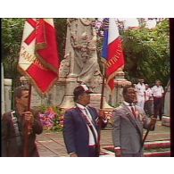 Cérémonie de commémoration de l'armistice du 11 novembre à Papeete.