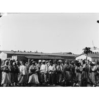 51. [Algérie, 1905-1914. Photographie de groupe, peut-être des spahis.]
