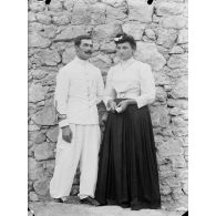 115. [Algérie, 1905-1914. Portrait de couple.]