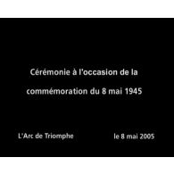 Cérémonie commémorative du 8 mai 1945 à Paris.