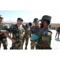 Visite du REP-FRANCE au centre d'entrainement militaire de Kaboul.