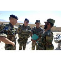 Visite du REP-FRANCE au centre d'entrainement militaire de Kaboul.