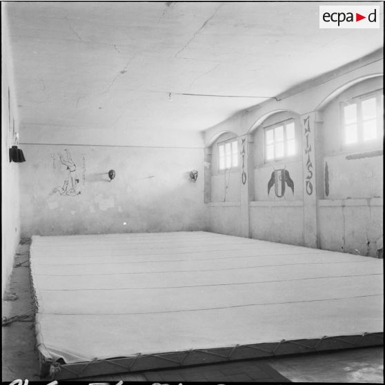 Salle de judo du 11e BTA à Sétif.