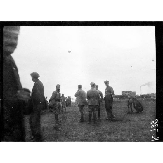 1-12-1915. En gare de Goumenitza. [erreur dans le registre] [légende d'origine]