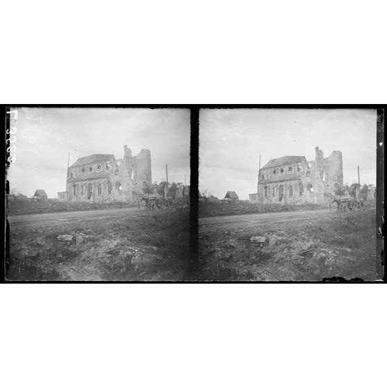 Ribécourt, l'église. [légende d'origine]