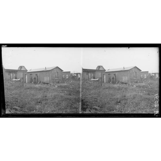 Matigny, Somme, maison reconstruite (appartenant à Mme Volingot). [Légende d'origine]