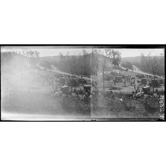 Valsery (Aisne). Camp de tirailleurs sénégalais. [légende d'origine]