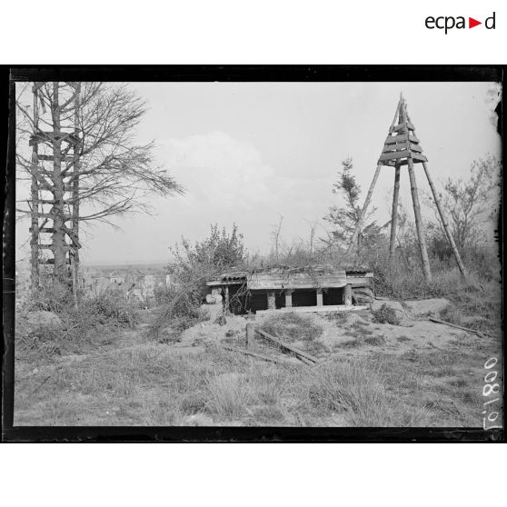 Bapaume, observatoire allemand sur la colline. [légende d'origine]