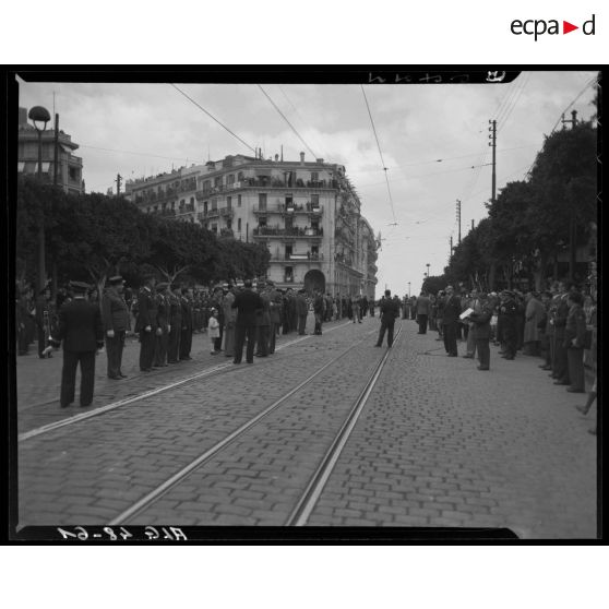 Cérémonie de commémoration du 11 novembre à Alger.