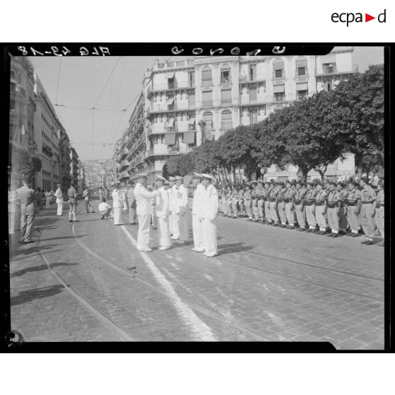 Cérémonial de remise de décorations.