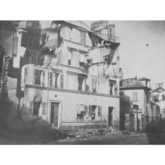 [Guerre de 1870. Saint-Cloud. Démolitions].