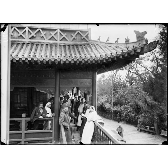 Carrières-sous-Bois (Seine-et-Oise). Hôpital militaire des troupes africaines. Pavillon chinois. [légende d'origine]