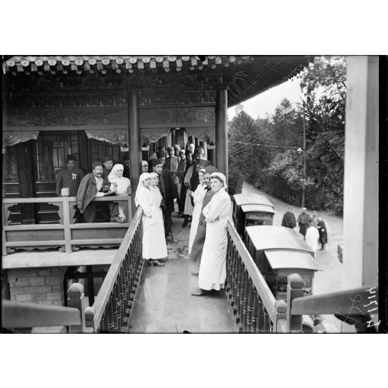 Carrières-sous-Bois (Seine-et-Oise). Hôpital militaire des troupes africaines. Pavillon chinois. [légende d'origine]